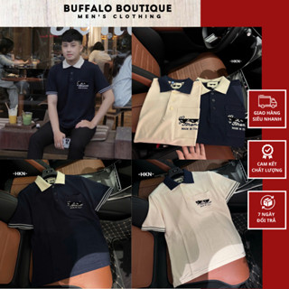  Áo Polo Nam Gìii Cơ Thêu Chữ Firenre Siêu Nét - Áo Polo Nam Nữ Giii Cơ Thêu Logo Trên Túi Siêu Chất 