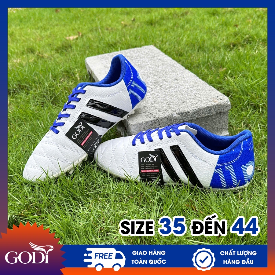 Giày đá bóng size 35-36-37-38 đến size 44_Giày đá banh sân nhân tạo toni 3 sọc ct3 pro có size nhỏ cở bé trai nam nữ rẻ