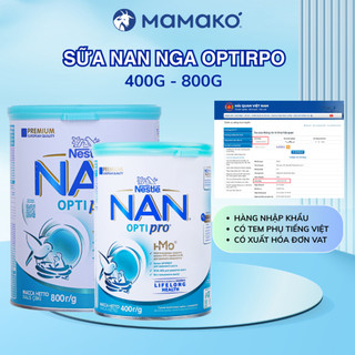  400g 800g  Sữa Nan Nga HMO Optipro số 1 2 3 4 Mamako 