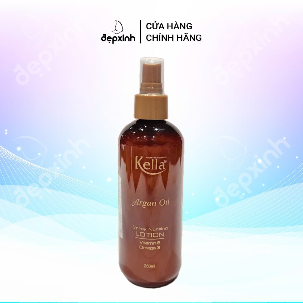 Sữa dưỡng phục hồi tóc Kella Argan Oil Treatment Lotion 250ml