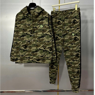 Bộ Nỉ Dằn Di Nam Vân Loang Siêu Sắc Nét,Logo Thêu Chất Nỉ UMi Dày Dặn Không Bai Xù. Bộ Quần Áo Dài Camo Phối Sọc Quần Áo