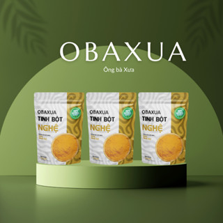 Tinh Bột Nghệ Nguyên Chất OBAXUA - Combo 3 Gói 75g | Dùng Pha Uống, Đắp Mặt Theo Mẹo Dân Gian