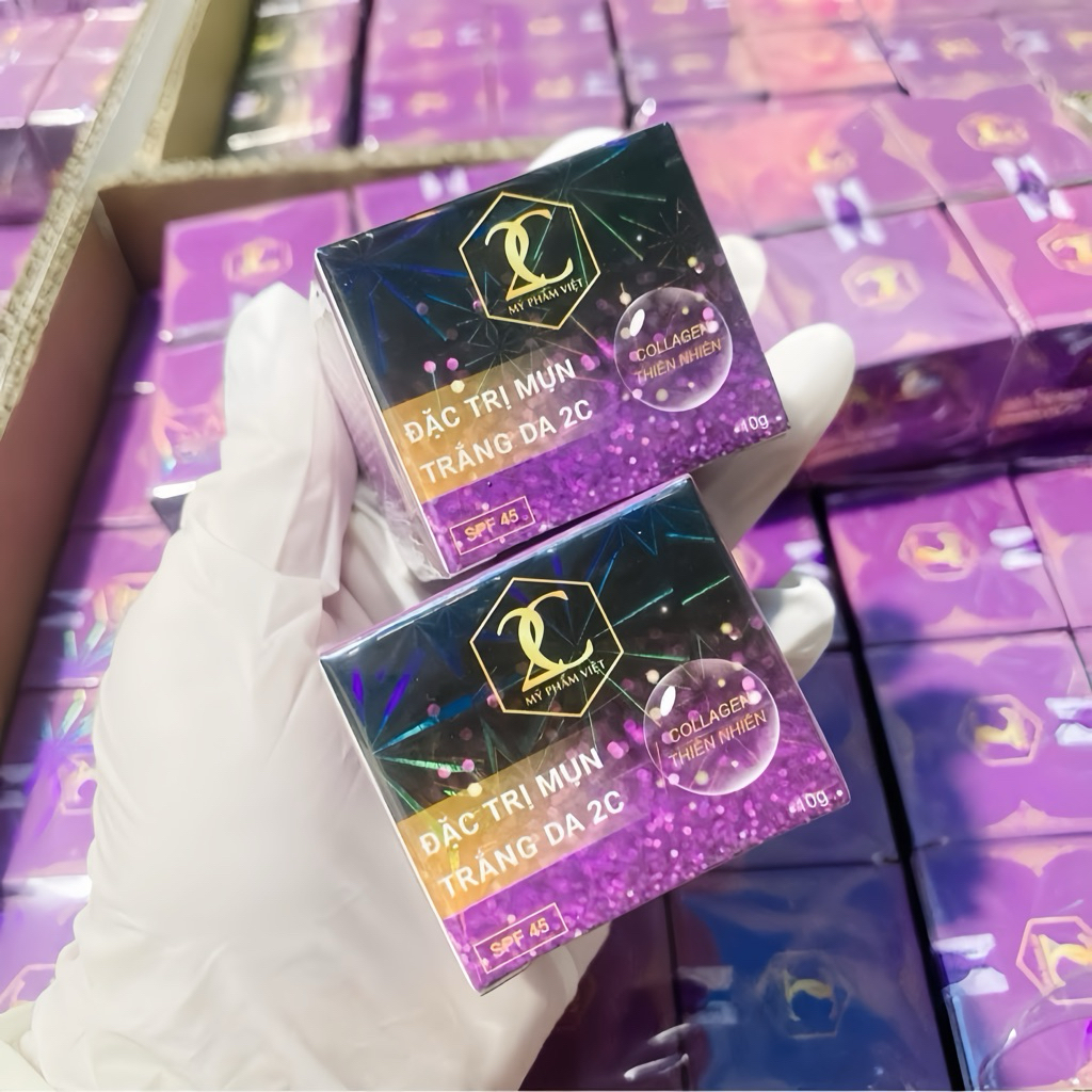 Kem Face Mụn Trắng Da 2c - Dưỡng Ẩm