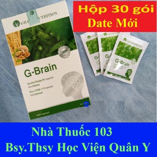 [Bạn mới nhập COSHBM -50% đơn 0Đ] G-Brain Cốm Trí Não Hỗ trợ bổ não tăng cường trí nhớ, cải thiện khả năng tập trung