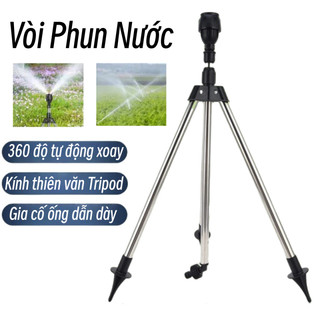  Vòi tưới cây xoay 360 độ có đế - Vòi phun nước tưới cây tự động xoay 360 độ 