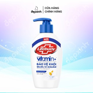 Nước rửa tay diệt khuẩn Lifebuoy Chăm sóc da tay 180g