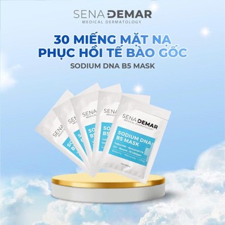  Combo 30 miếng mặt nạ SENADEMAR phục hồi tinh chất tế bào gốc giúp da sáng mịn,phục hồi chuyên sâu 
