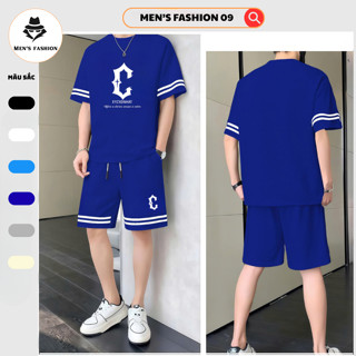 Bộ đồ thể thao mùa hè nam nữ trẻ trung năng động, chất liệu vải cá sấu thoáng mát H019