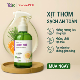 Xịt Vệ Sinh Nhà Tắm TDSC Sả Chanh 500ml Thiên Nhiên An Toàn Cho Bé Khử Mùi Diệt Khuẩn