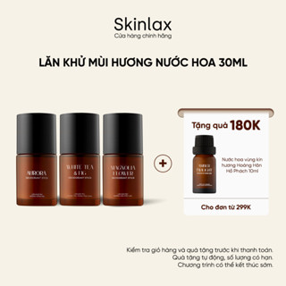 Serum Khử Mùi Hôi Nách, Ngăn Tiết Mồ Hôi, Giảm Thâm Nách Hương Nước Hoa Dạng Lăn SKINLAX 30ml