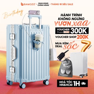 Hoả Tốc 2H Hà Nội Vali Khung Nhôm Khoá Sập Bamozo Vali Size 20/24 Cỡ Lớn Cao Cấp Bảo Hành 5 Năm_9066