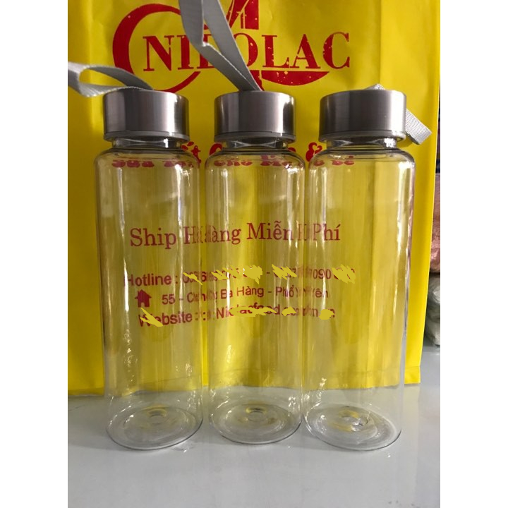 chai đựng nước nhựa an toàn 300ml