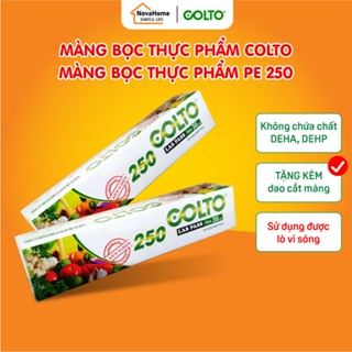 Màng Bọc Thực Phẩm Colto 250 Cuộn Bọc Thức Ăn Hoa Quả Chính Hãng Co Giãn Tốt Có Dao Cắt Tiện Dụng - NovaHome