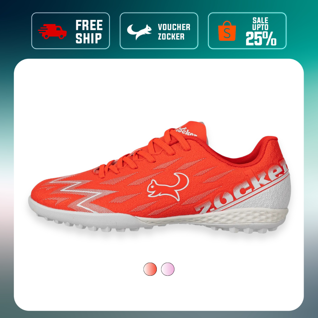 Giày Đá Bóng Zocker Inspire Pro Gen2 | Đá Thật Chân, Form Bền Bỉ, Bám Sân Tốt (Tặng Tất Zocker)