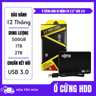 Ổ Cứng HDD Di Động 1TB 2.5 Inch USB 3.0 (Tặng Kèm Túi Chống Sốc)