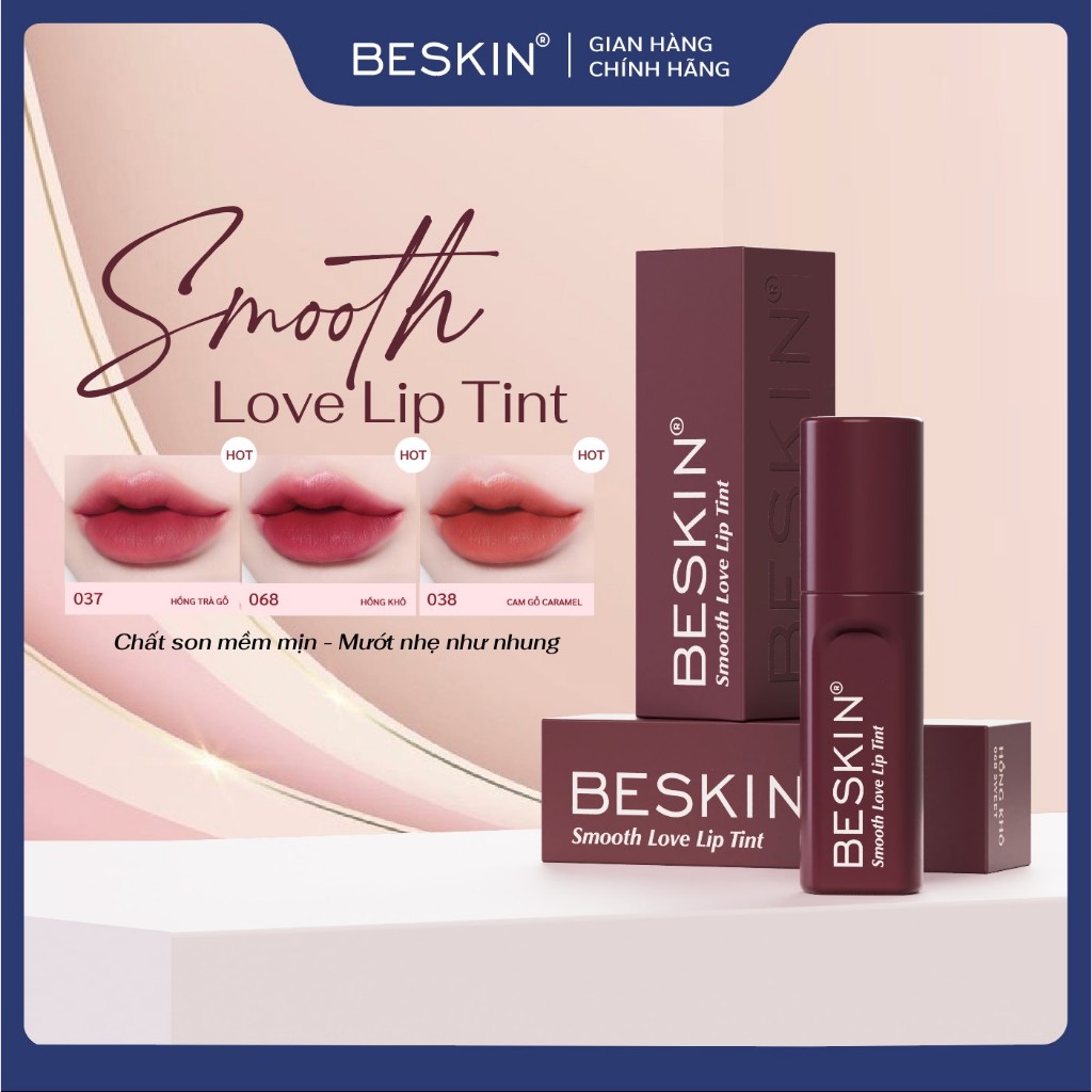 SON NHUNG BESKIN "SMOOTH LOVE LIP TINT" - Dung tích: 2,5g - Thương Hiệu: Beskin