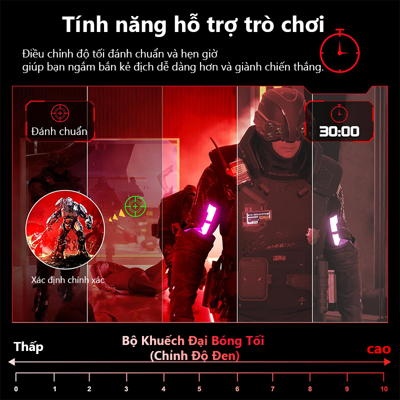 Màn Hình Gaming 27 Inch IPS 2k 185Hz 1ms | Hỗ Trợ FreeSync/G-Sync | 2K UHD | Bảo Hành 1 Năm | BigBuy360 - bigbuy360.vn