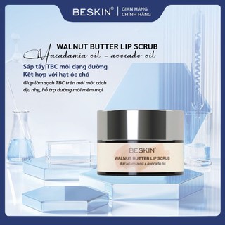 SÁP TẨY TẾ BÀO CHẾT CHO MÔI BESKIN "WALNUT BUTTER LIP SCRUB" - Trọng Lượng: 9g - Thương Hiệu: Beskin