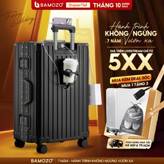 Vali Bamozo Khung Nhôm Size 20/24 Cao Cấp_9066