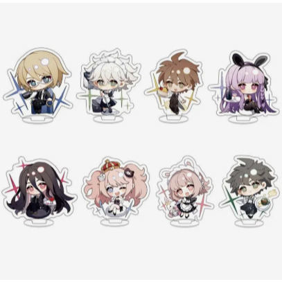 Mô hình nhân vật Anime Danganronpa Kirigiri Kyoko Naegi Makoto chất liệu acrylic trong suốt