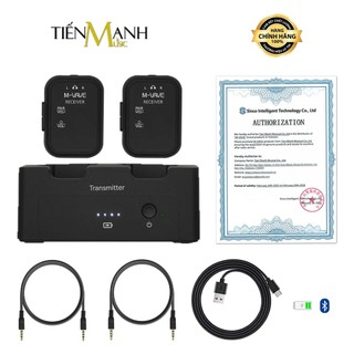 [Chính Hãng] Bộ Thu Phát Không Dây Audio Stereo M-Vave WP12 - Wireless Earphone Monitor System Charging Case Mvave WP-12