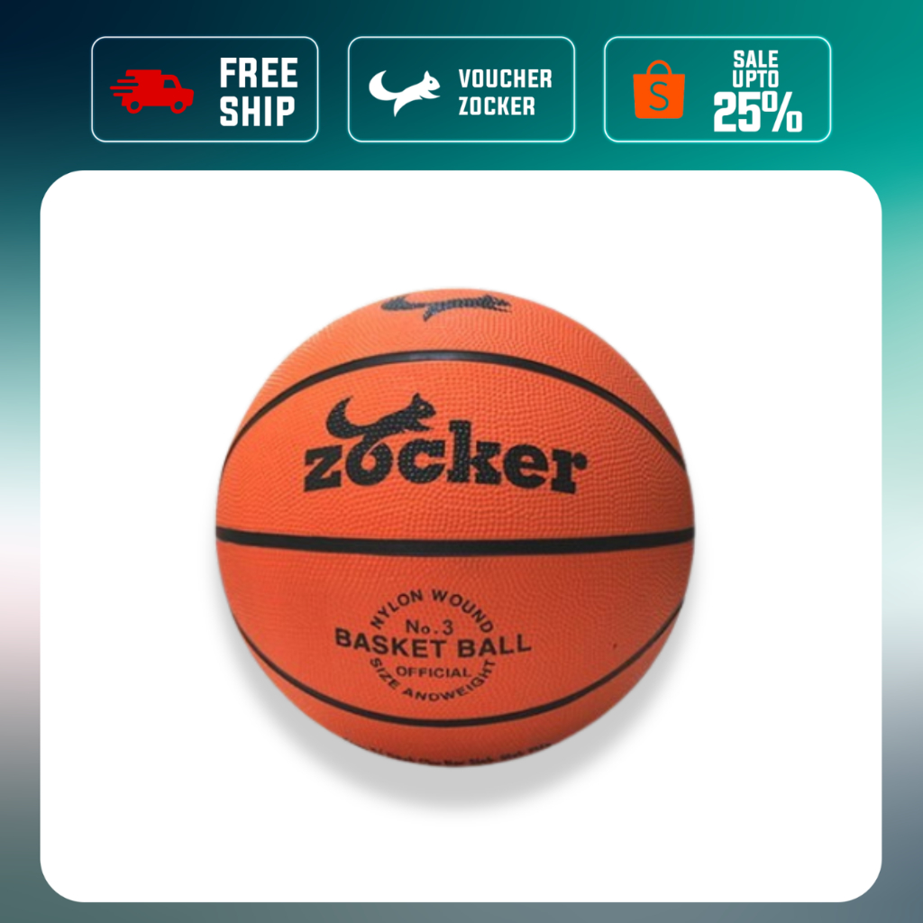 Bóng Rổ Zocker Chính Hãng Các Size Dành Cho Mọi Lứa Tuổi