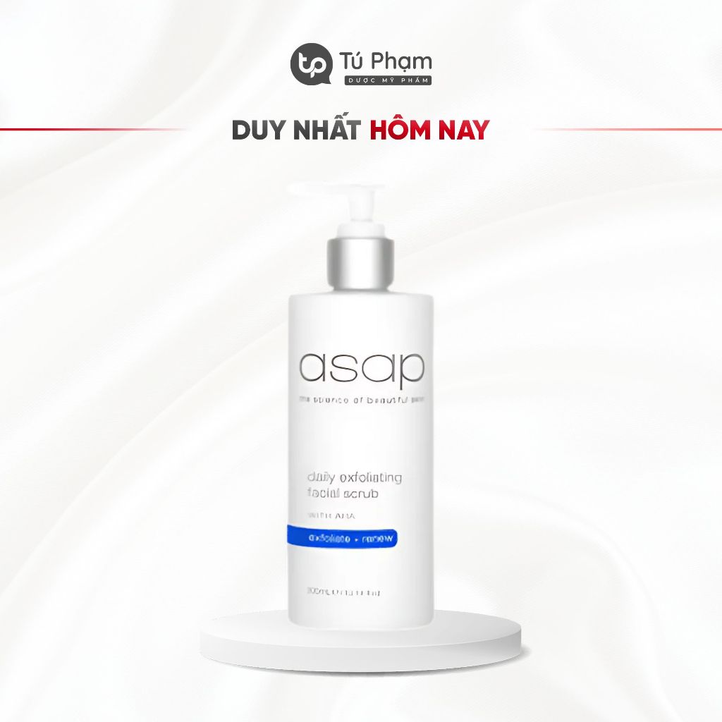 [HÀNG CÔNG TY] Sữa Rửa Mặt Tẩy Da Chết Asap Daily Exfoliating Facial Scrub 1000ml (Vạch Xanh Dương)