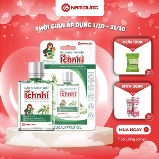 Dầu khuynh diệp Ích Nhi, lọ 30ml, giúp làm ấm da cơ thể, tránh nhiễm lạnh, tinh dầu khuynh diệp cho bé