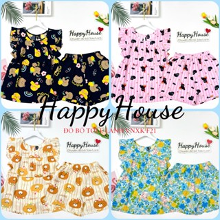 Đồ Bộ Tole Nữ, Bộ Lanh Đùi Cánh Tiên Bèo Ngực F21 VNXK 45-75kg, chất tole 2 da loại 1 mịn mát cao cấp - có BigSize