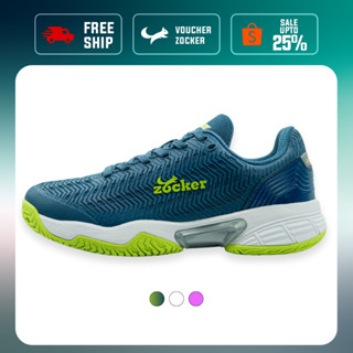 Giày Pickleball Zocker Aspire Êm - Bám Sân - Bền Bỉ - Hạn Chế Chấn Thương (Tặng tất dệt kim)