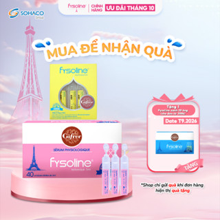 Combo Nước Muối Sinh Lý FYSOLINE Hồng 40 Ống x 5ml và Kháng Khuẩn Vàng 5 ống x 5ml Nhỏ Mắt Mũi Miệng Hiệu Quả Cho Bé