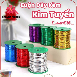   Cuộn 400gr  Dây Kẽm Kim Tuyến  – Dây Buộc Hoa Lan Hoa Hồng Cây Cảnh Trang Trí 