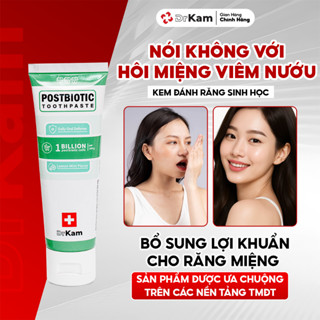 Kem Đánh Răng Sinh Học DrKam 110g Khử Hôi Miệng, Giảm Viêm Nướu, Trắng Răng Giảm Ê Buốt
