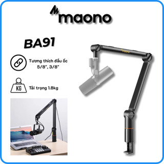  MAONO BA91 - Giá Treo Mic Thu Âm Kẹp Cạnh Bàn - Hàng Chính Hãng 