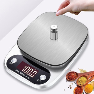 Cân Điện Tử Tiểu Ly Nhà Bếp Định Lượng 1g-10kg 0.1g-5kg Dùng Làm Bánh Cân Đồ Ăn Nguyên Liệu Rau Củ
