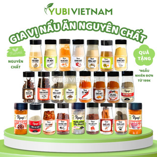 Bột Gia Vị Vipep gia vị nấu ăn hành bột, tỏi bột, ngũ vị hương, sả, nghệ YUBIVIETNAM
