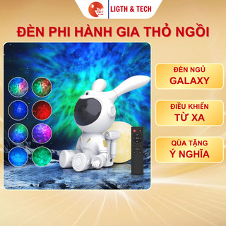  Đèn phi hành gia Thỏ THT Chiếu trần Đèn Ngủ decor Đèn Galaxy Decor Quán Café Homestay Qùa tặng ý nghĩa 