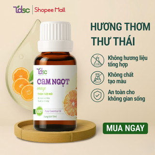 Tinh Dầu TDSC 10ml, 50ml - Tinh Dầu Thiên Nhiên Thơm Phòng, Khử Mùi, Thư Giãn