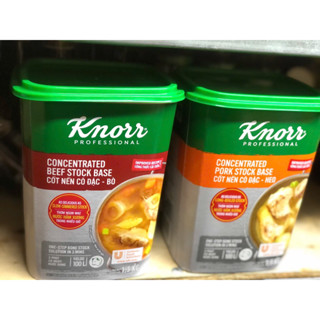   HÀNG CHUẨN - GIÁ SỈ  Súp Nền Thịt Bò cốt nền cô đặc Heo Knorr 1.5kg mẫu mớiN 