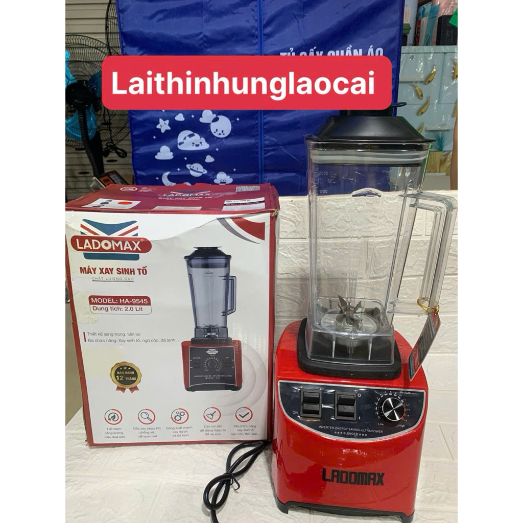 (Xả) Máy xay sinh tố công nghiệp hãng LADOMAX