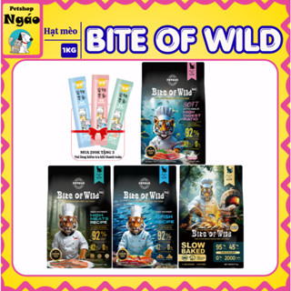 Thức ăn cho mèo Bite of Wild 1kg - Hạt Mix Topping, Dành Cho Mèo Ở Mọi lứa tuổi _ BITE OF WILD