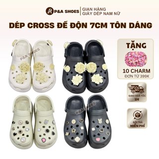  Dép Cross đế cao 7cm Band Mega Crush Clog dép độn đế 7cm nữ thời trang 