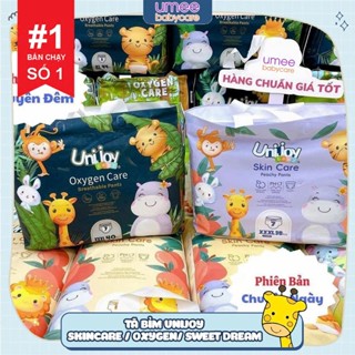  Combo 2 Bịch Tã bỉm UNIJOY Skin Care Oxygen Care - thương hiệu quốc tế đang được bán tại 32 quốc gia đủ size NB - 4XL 