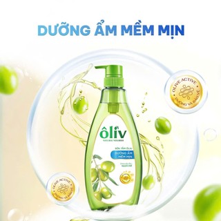 DẦU TẮM - SỮA TẮM ÔLIV SÁNG DA VÀ MỀM MỊN 650ML