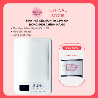 [HỎA TỐC] Máy Hơ Gel SUN T8 Công Suất 72W 60 Bóng Đèn Chính Hãng Bảo Hành 6 Tháng