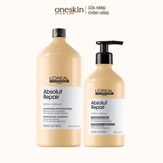  Dầu gội xả phục hồi hư tổn toàn diện L'Oréal Absolut Repair Gold 1500ML + 750ML 