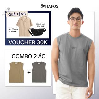 COMBO 2 áo tanktop nam co giãn thấm hút, áo ba lỗ tập gym nam thoáng mát, chất vải cotton 100% form dáng thể thao