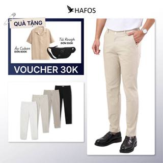 Quần dài Smart Kaki Hafos ver1 form Slim fit. Quần kaki dài nam chất mềm mịn, lưng chun co giãn thoải mái