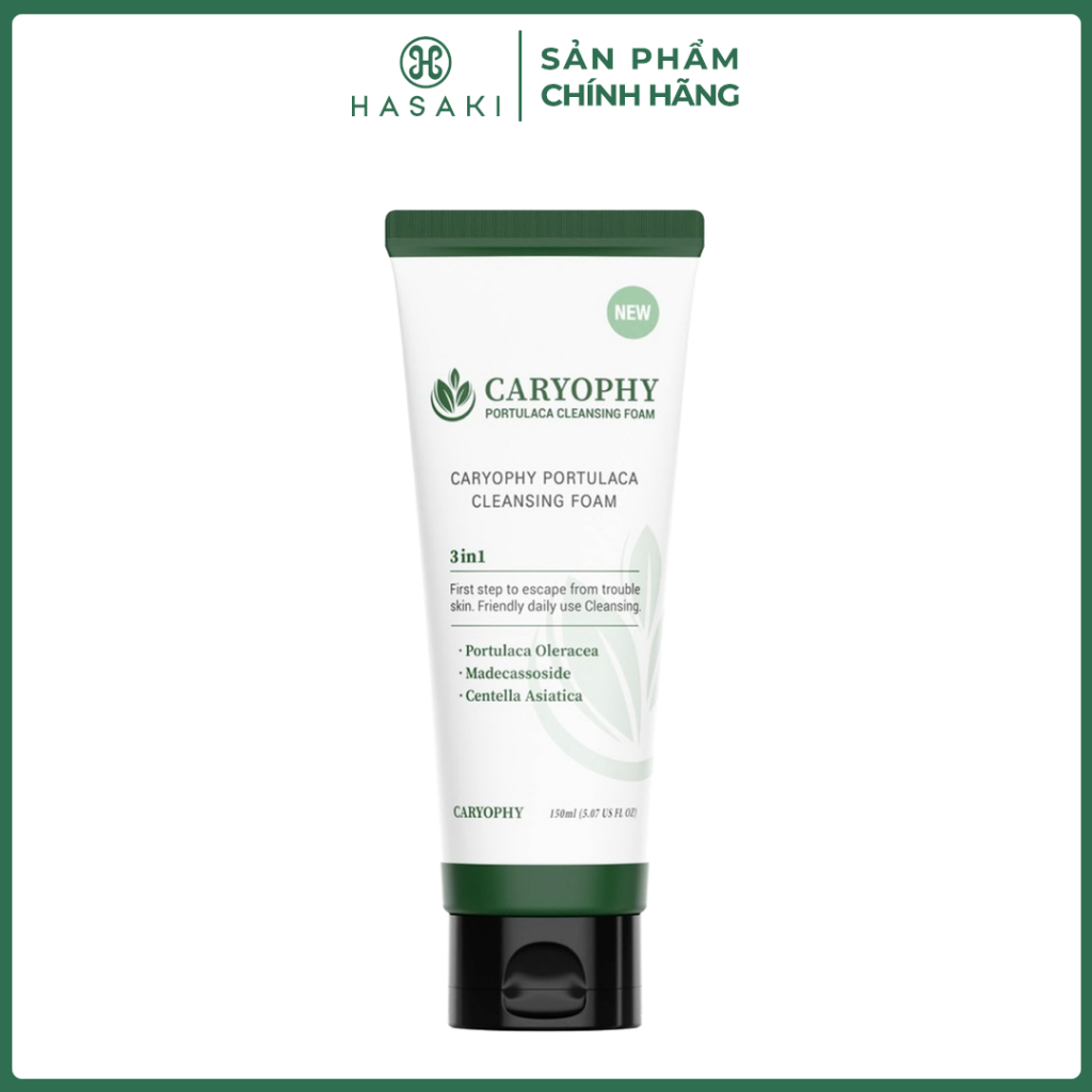   DAILY  Sữa Rửa Mặt Caryophy Hỗ Trợ Giảm Mụn Thâm 150ml Hasaki Sản Phẩm Chính Hãng 