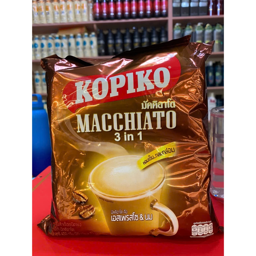 Cà Phê Hòa Tan Kopiko Macchiato 3 Trong 1 Từ indonesia